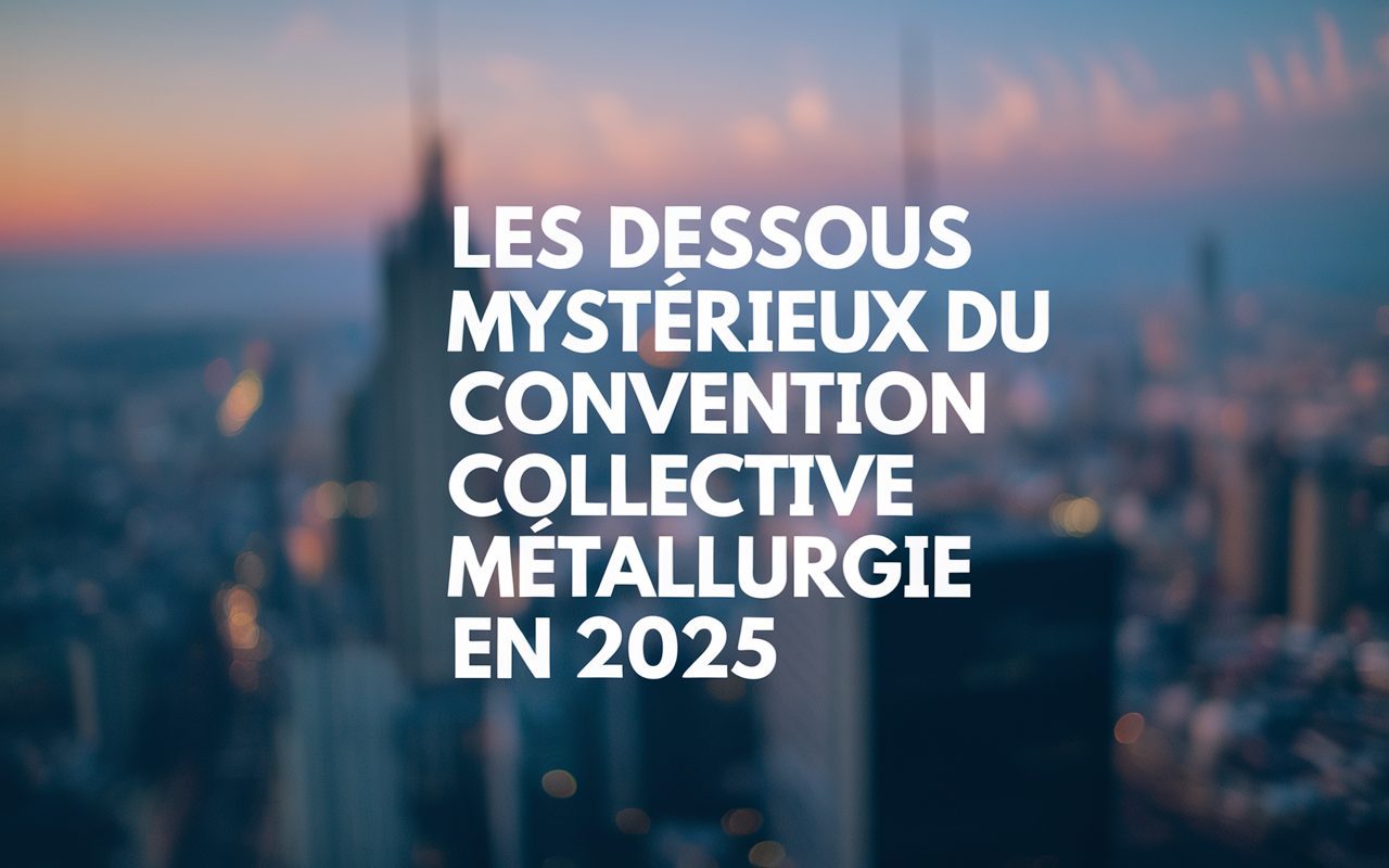 Les dessous mystérieux du code idcc convention collective métallurgie en 2025