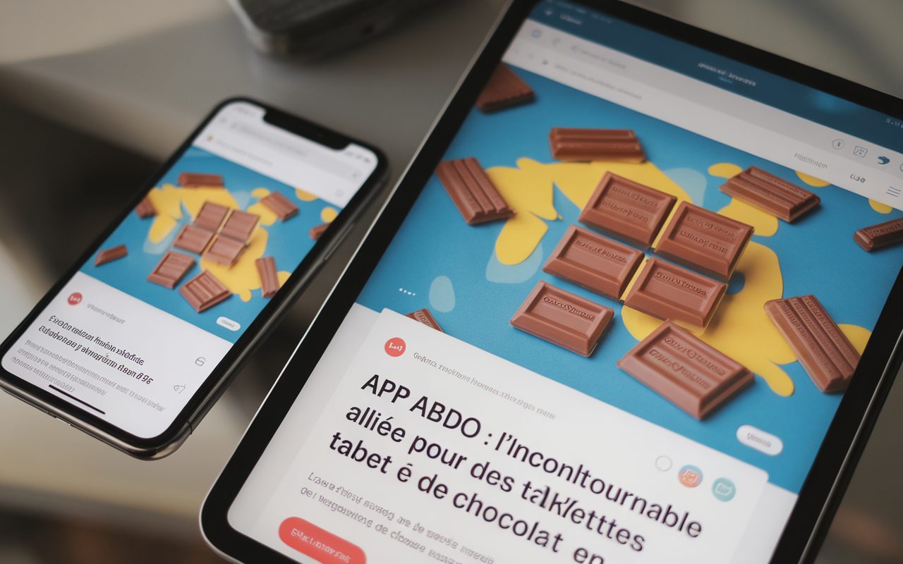 App abdo : l&rsquo;incontournable alliée pour des tablettes de chocolat en 2025