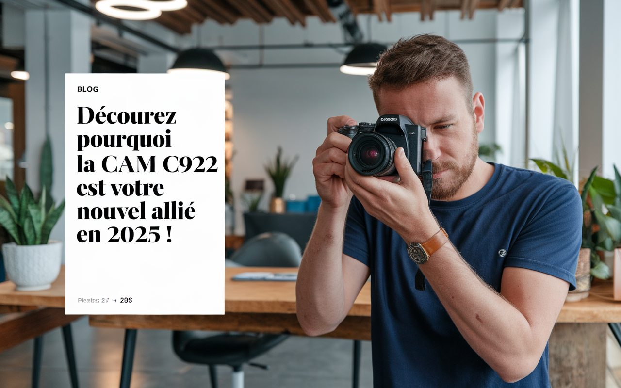 Découvrez pourquoi la cam c922 est votre nouvel allié en 2025 !