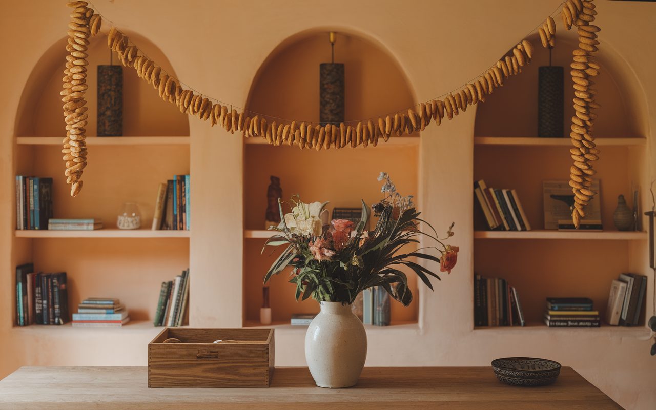 Orangez votre déco : guirlande de fruits séchés pour un intérieur chaleureux