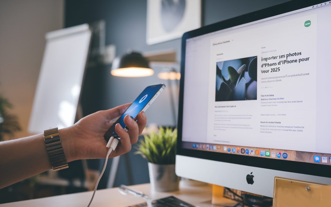 Importer ses photos d’iPhone vers PC : guide simplifié pour 2025