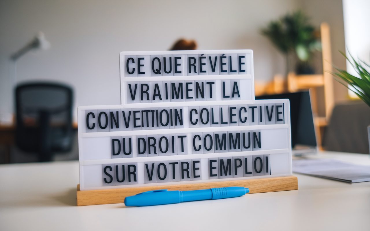 Ce que révèle vraiment la convention collective du droit commun sur votre emploi