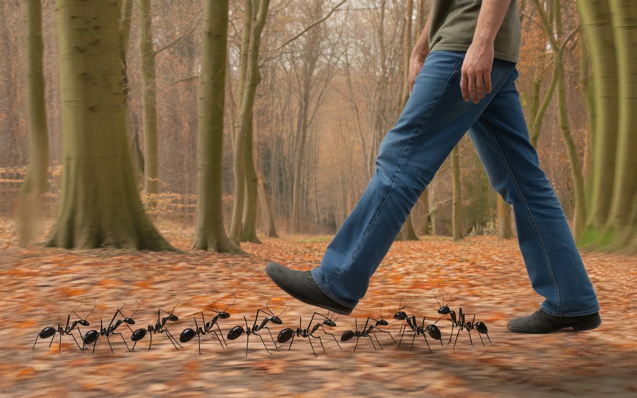 Quand marcher du pied gauche amène les fourmis à revoir leur danse en 2025